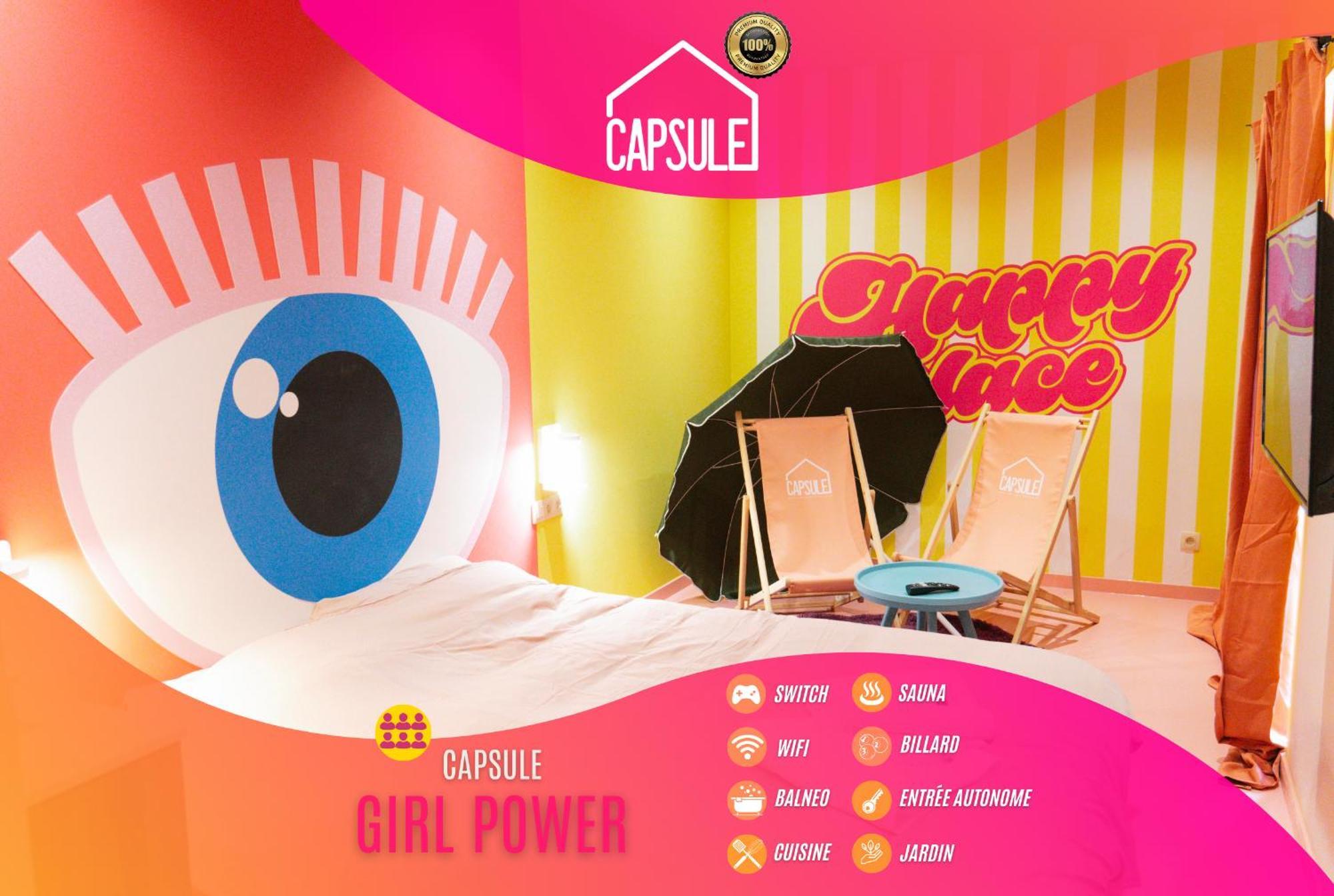 Capsule Girl Power Spa - Balneo - Sauna - Karaoke - Billard - 2 Chambres 沙勒罗瓦 外观 照片